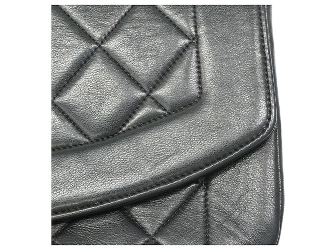 Borsa a tracolla Chanel Diana con catena Nero - vista 9