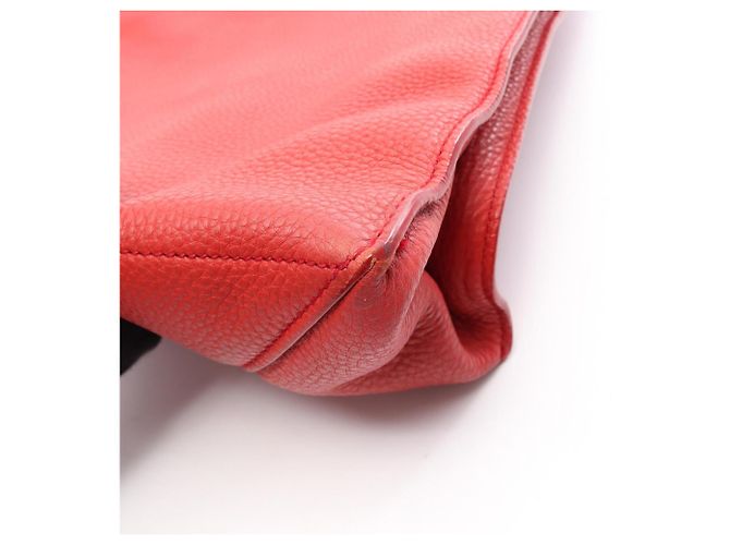 Borsa Tote Miu Miu in pelle rossa Rosso - vista 16