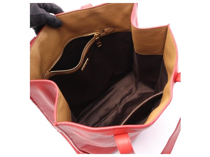 Borsa Tote Miu Miu in pelle rossa Rosso - vista 3