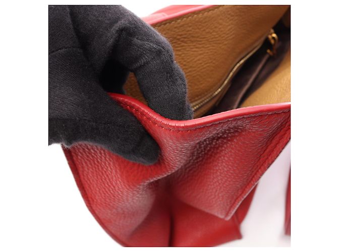 Borsa Tote Miu Miu in pelle rossa Rosso - vista 7