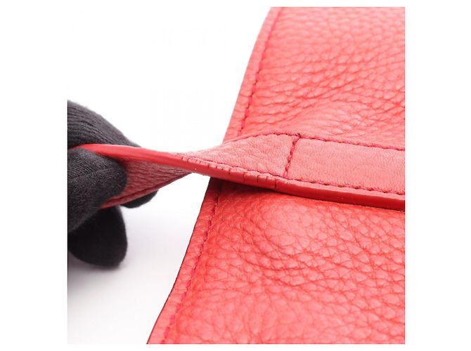 Borsa Tote Miu Miu in pelle rossa Rosso - vista 9