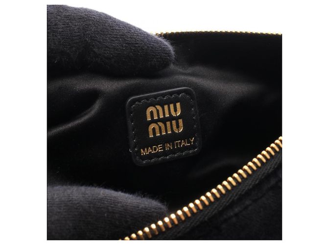 Borsa a mano Miu Miu nera Nero - vista 4