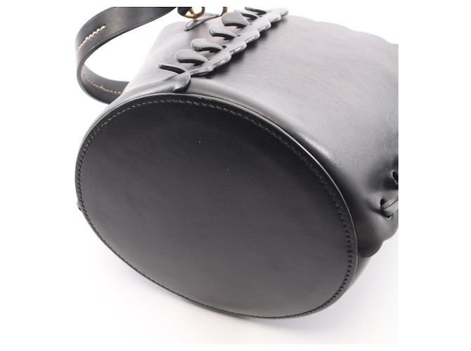 Borsa bucket Miu Miu in pelle nera Nero - vista 7