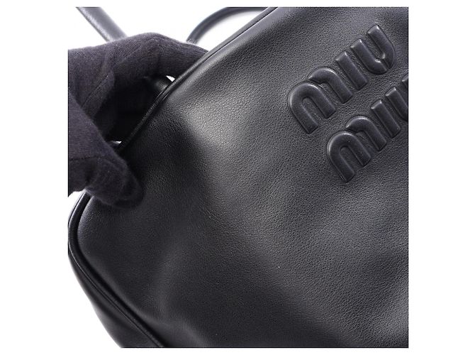 Borsa Miu Miu Miu Beau Nero - vista 7