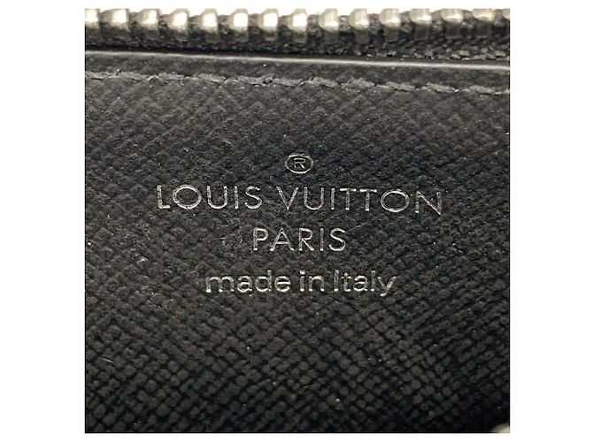 Portacarte e monete Louis Vuitton Monogram Eclipse Reverse Marrone Nero - vista 4