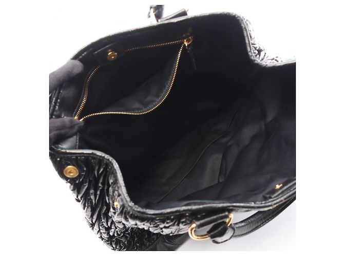 Miu Miu Matelassé Handtasche Schwarz - Ansicht 3