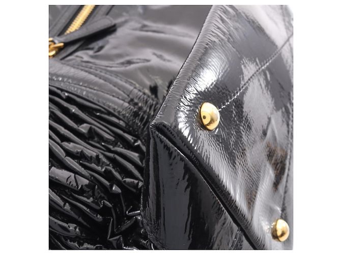Miu Miu Matelassé Handtasche Schwarz - Ansicht 9