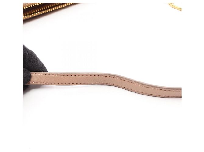 Borsa a tracolla in pelle Matelassé Miu Miu Rosa - vista 14