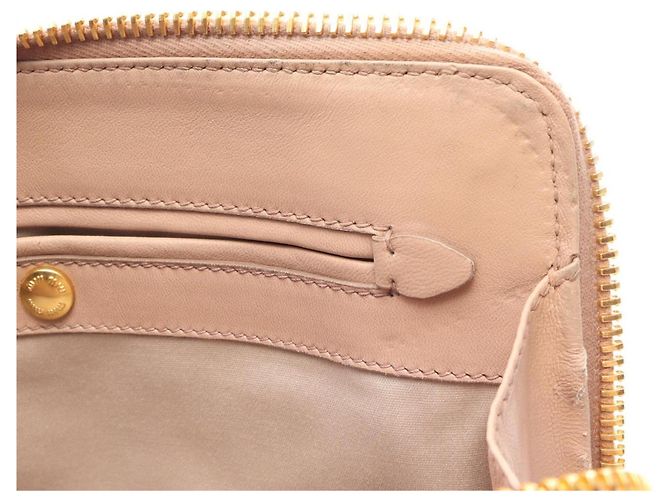 Borsa a tracolla in pelle Matelassé Miu Miu Rosa - vista 6