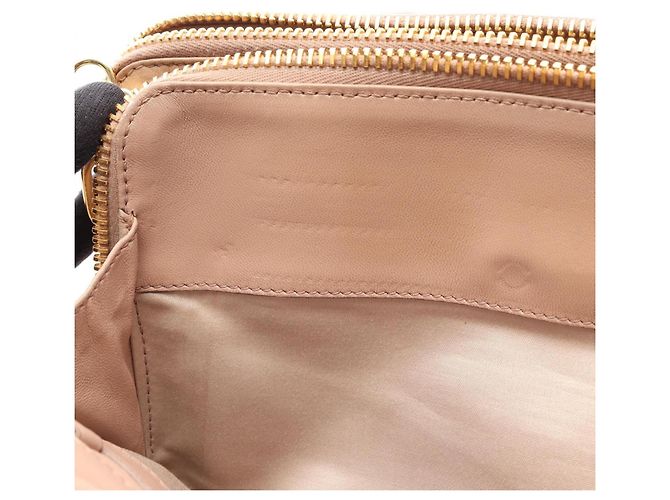 Borsa a tracolla in pelle Matelassé Miu Miu Rosa - vista 7