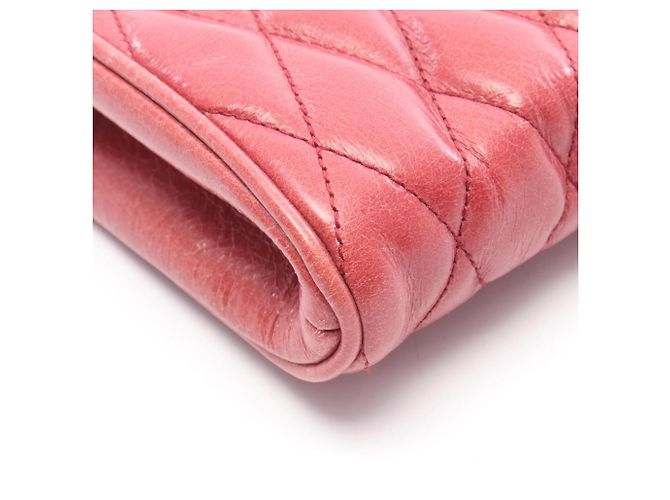 Clutch Miu Miu Matelassé in pelle rossa Rosso - vista 5