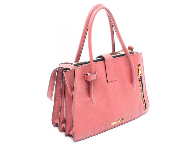 Borsa 2-Way Madras Miu Miu Rosa - vista 2