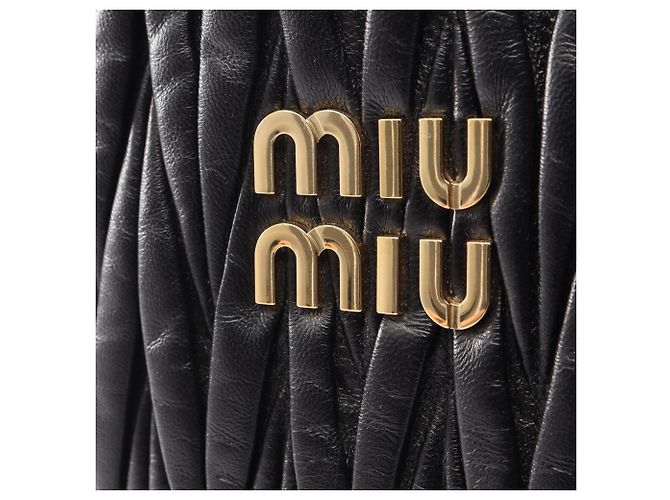 Borsa Tote Miu Miu Matelassé Nero - vista 6