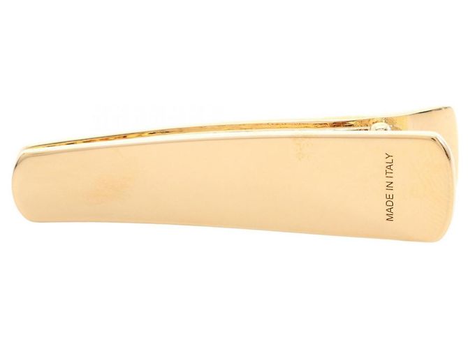 Fermi capelli Miu Miu placcati in oro D'oro - vista 2