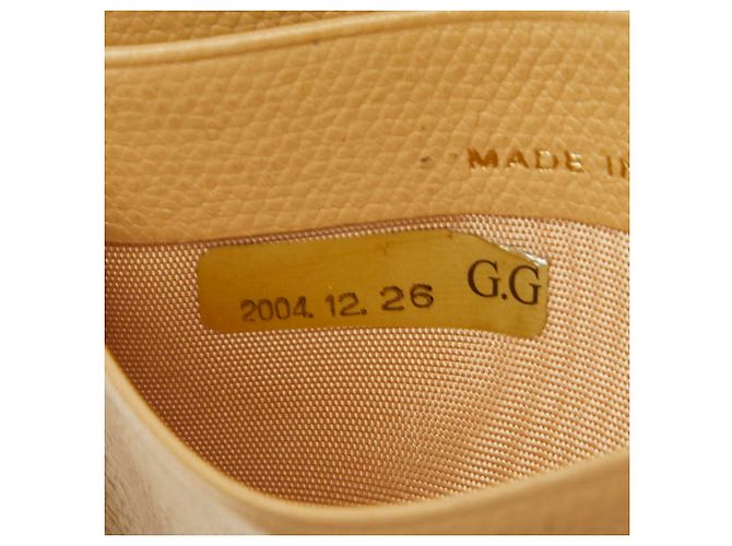 Tarjetero Chanel Coco Mark de piel beige - vista 10