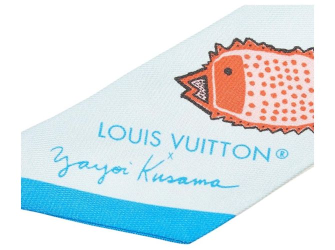 Louis Vuitton x Yayoi Kusama Bandeau BB Face Scarf Blau Mehrfarben - Ansicht 3