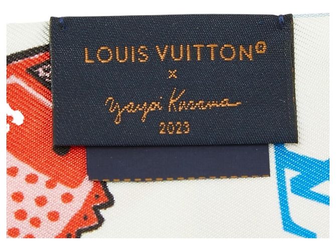 Louis Vuitton x Yayoi Kusama Bandeau BB Face Scarf Blau Mehrfarben - Ansicht 4