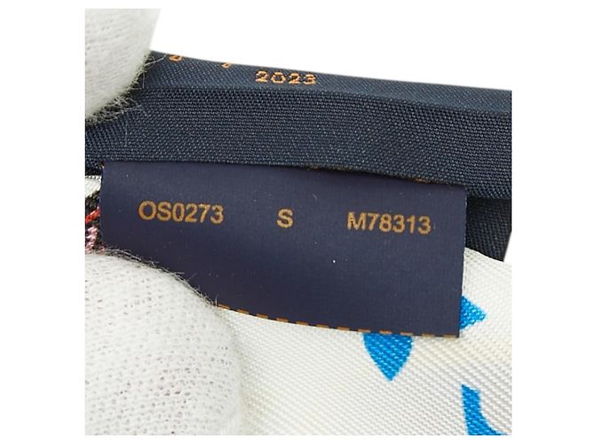 Louis Vuitton x Yayoi Kusama Bandeau BB Face Scarf Blau Mehrfarben - Ansicht 5