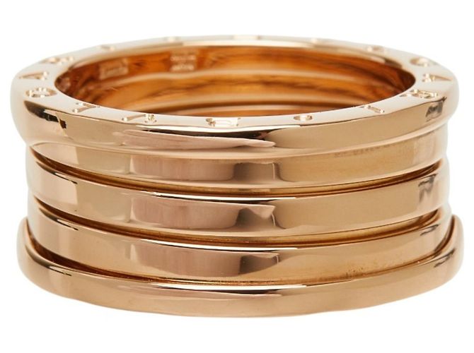 Bulgari Anillo B-ZERO1 Bvlgari en oro rosa 18K Dorado - vista 4