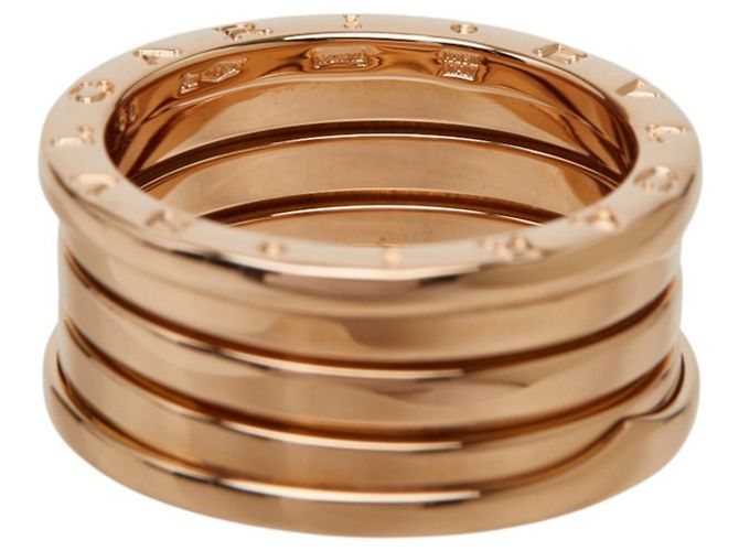 Bulgari Anillo B-ZERO1 Bvlgari en oro rosa 18K Dorado - vista 7