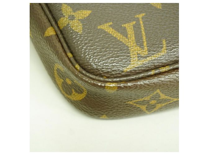 Louis Vuitton Monogram Pochette Accessoires Schultertasche Braun - Ansicht 6