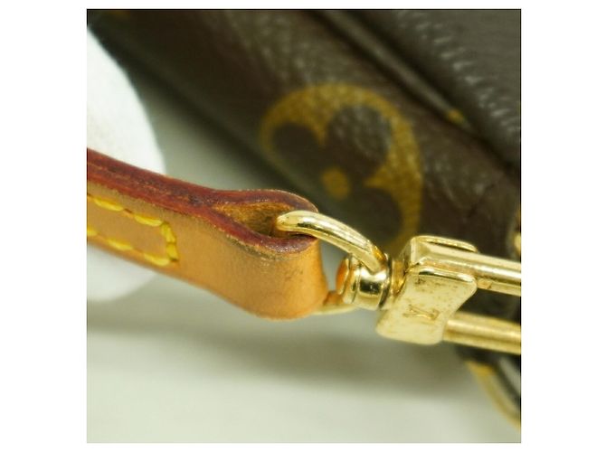 Louis Vuitton Monogram Pochette Accessoires Schultertasche Braun - Ansicht 7