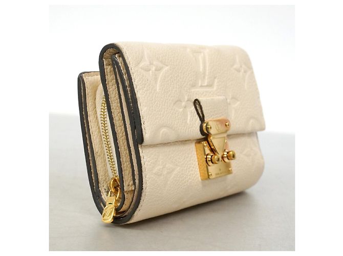 Louis Vuitton Tri-fold Wallet in Cream - view 2