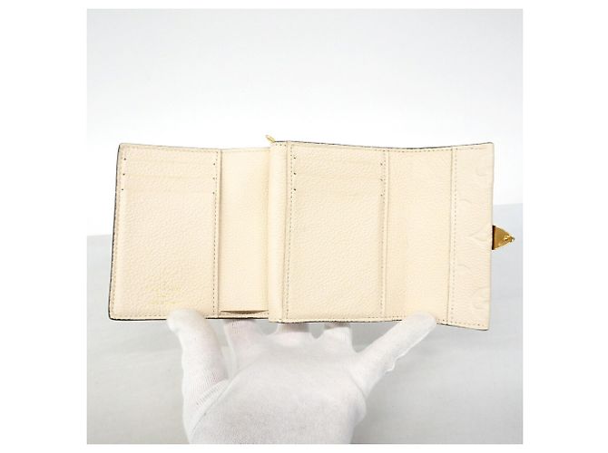 Louis Vuitton Tri-fold Wallet in Cream - view 4