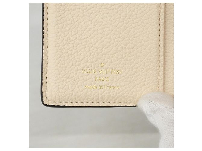 Louis Vuitton Tri-fold Wallet in Cream - view 5