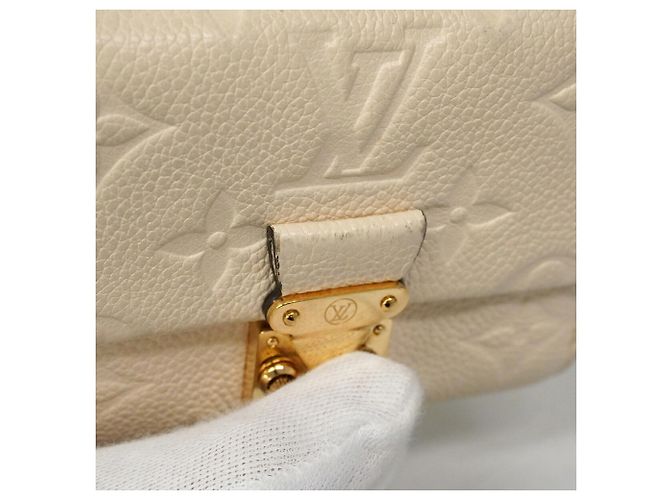 Louis Vuitton Tri-fold Wallet in Cream - view 8