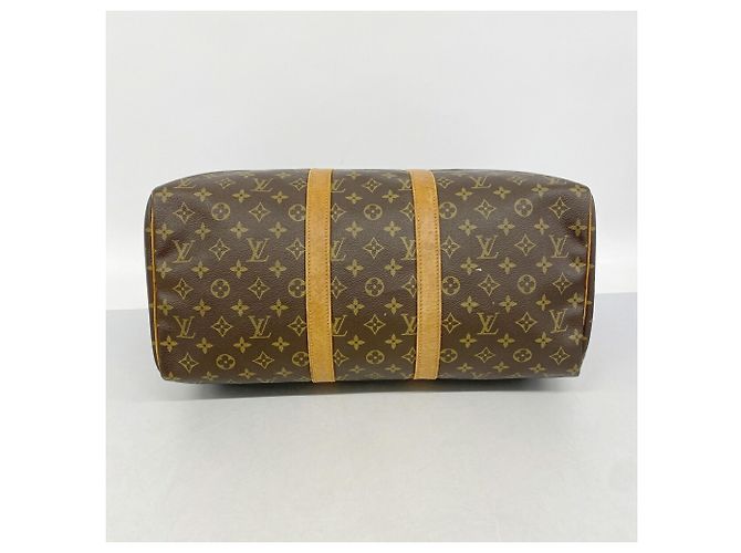 Louis Vuitton Boston Monogram Keepall 45 Marrom - vista 3