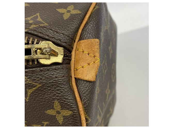 Louis Vuitton Boston Monogram Keepall 45 Marrom - vista 7