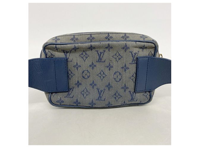 Bumbag Borsello da cintura Louis Vuitton Monogram Denim Blu navy - vista 10