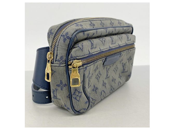 Bumbag Borsello da cintura Louis Vuitton Monogram Denim Blu navy - vista 2