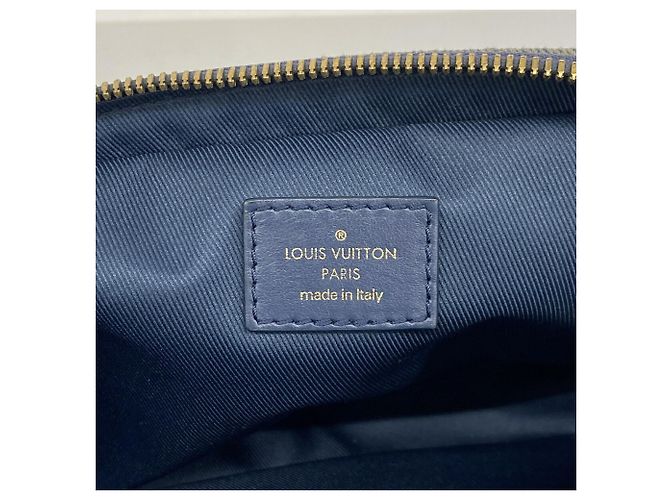 Bumbag Borsello da cintura Louis Vuitton Monogram Denim Blu navy - vista 5
