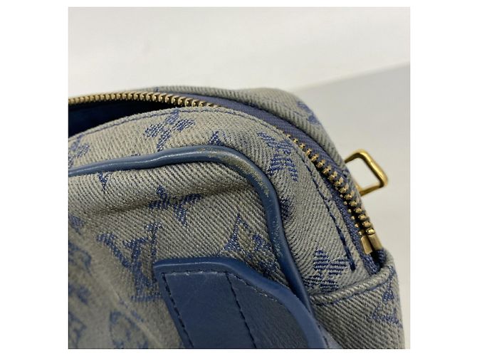 Bumbag Borsello da cintura Louis Vuitton Monogram Denim Blu navy - vista 6