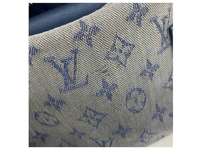 Bumbag Borsello da cintura Louis Vuitton Monogram Denim Blu navy - vista 8