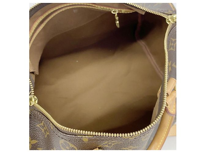 Borsa Louis Vuitton Monogram Speedy Bandoulière 30 Marrone - vista 4
