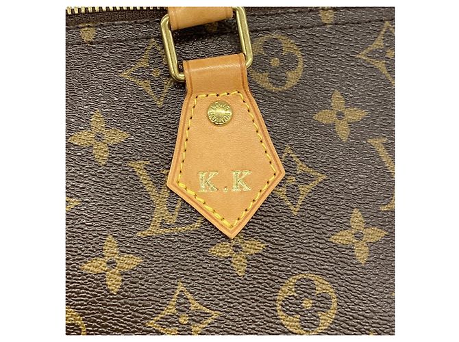 Borsa Louis Vuitton Monogram Speedy Bandoulière 30 Marrone - vista 6