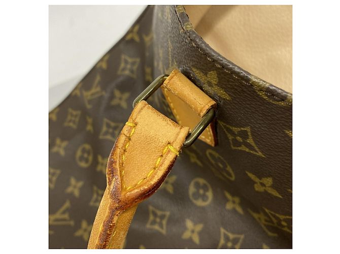 Borsa Tote Louis Vuitton Monogram Sac Plat Marrone - vista 7