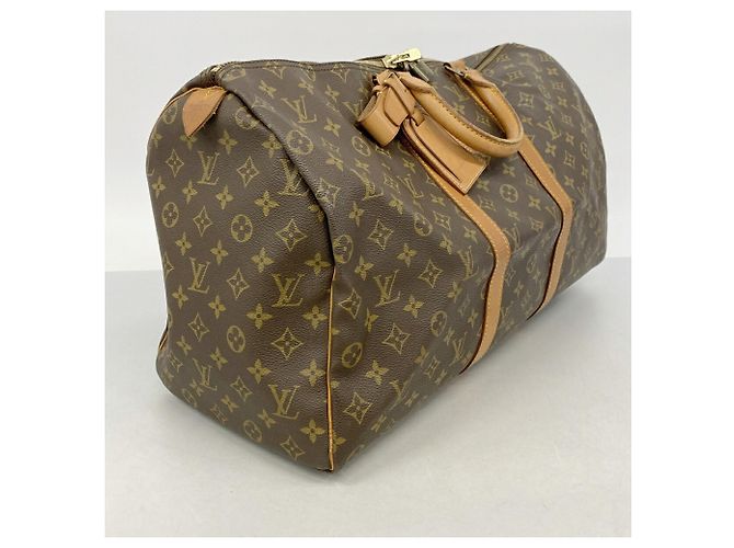 Louis Vuitton Boston Monogram Keepall 50 Marron - vue 2