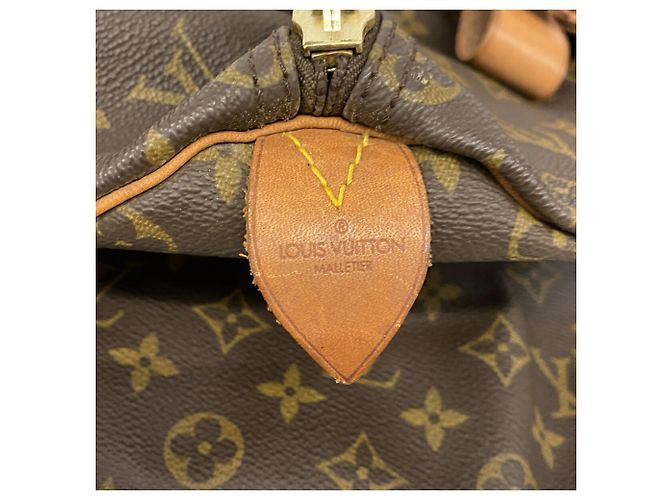 Louis Vuitton Boston Monogram Keepall 50 Marron - vue 5