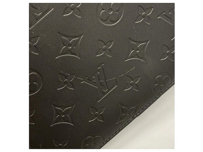 Louis Vuitton Monogram Mat Stockton Tote Bag Schwarz - Ansicht 10
