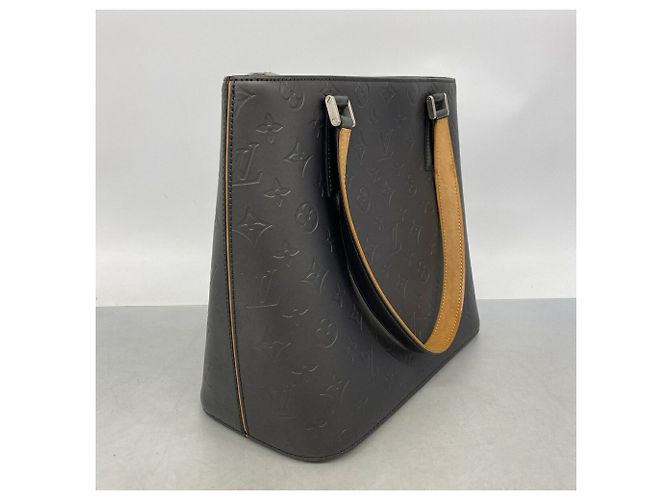 Louis Vuitton Monogram Mat Stockton Tote Bag Schwarz - Ansicht 2