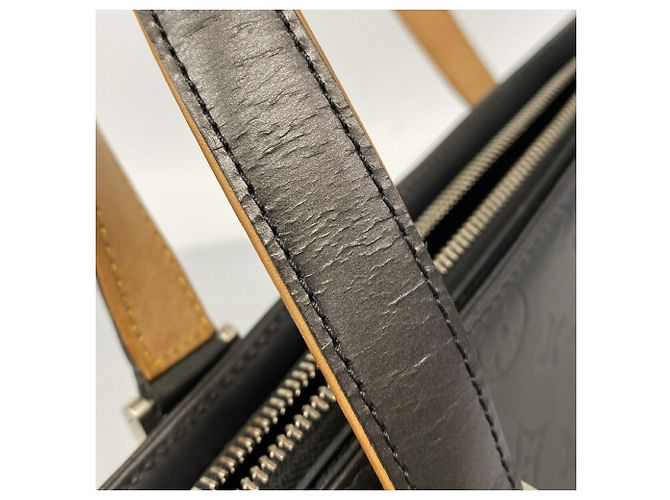 Louis Vuitton Monogram Mat Stockton Tote Bag Schwarz - Ansicht 8
