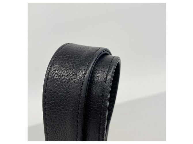 Borsa Tote Chanel in pelle di vitello martellata nera Nero - vista 8