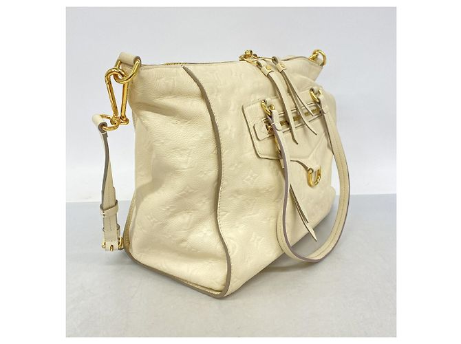 Borsa Tote Louis Vuitton Monogram Empreinte Lumineuse PM Bianco - vista 2