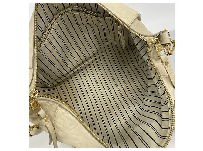 Borsa Tote Louis Vuitton Monogram Empreinte Lumineuse PM Bianco - vista 4