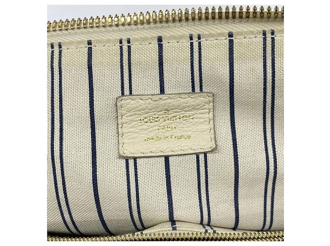 Borsa Tote Louis Vuitton Monogram Empreinte Lumineuse PM Bianco - vista 5