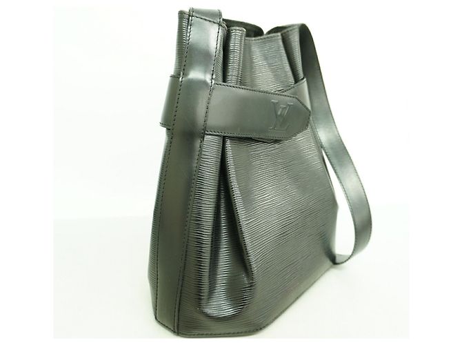 Borsa a tracolla Louis Vuitton Epi Depaule PM Nero - vista 2